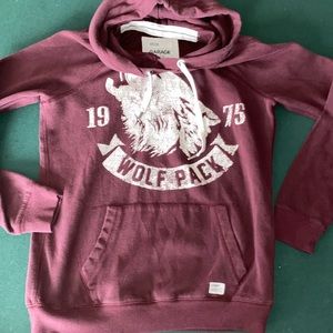 Garage Clothing hoodie, Wolfpack 1975.,  women's medium